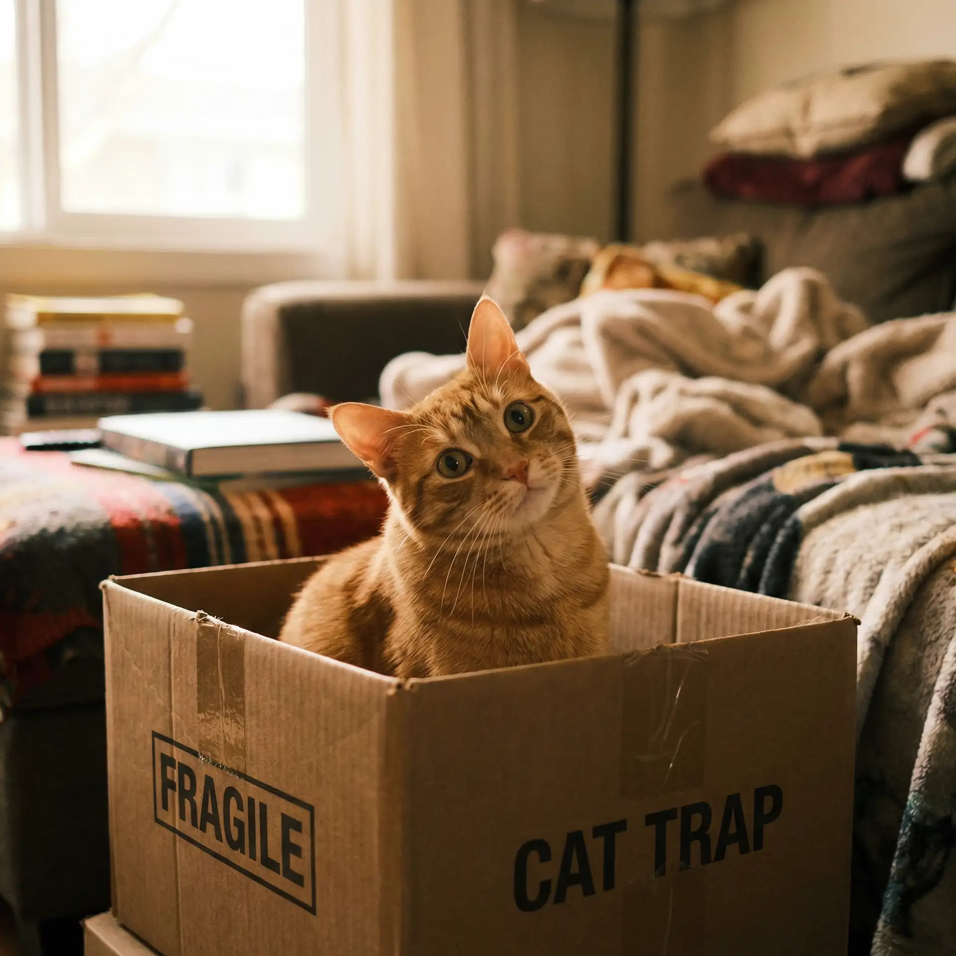 橘猫躲在纸箱里 - 我和大佬的365天无删除完整翻译